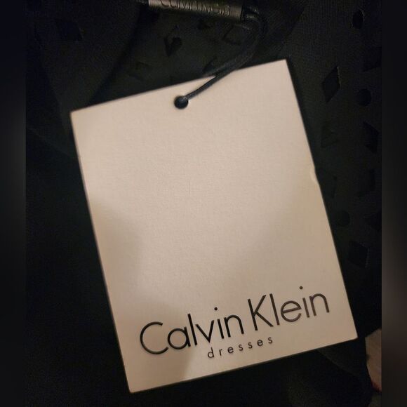 CALVIN KLEIN Laser Cut Sheath Dress - Picture 4 of 8